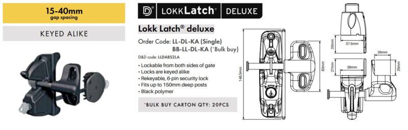 Single Gate Kit - Heavy Duty Deluxe White - Image 2