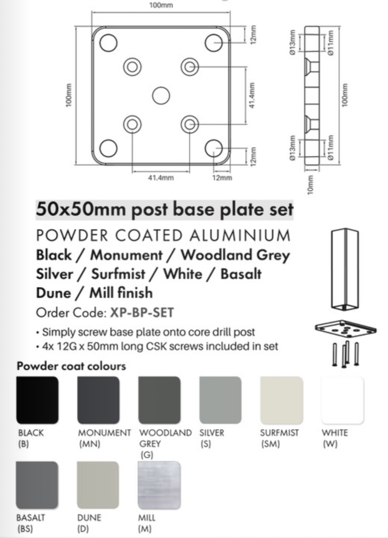 XPRESS Screening - BASE PLATE SET - W - Image 2