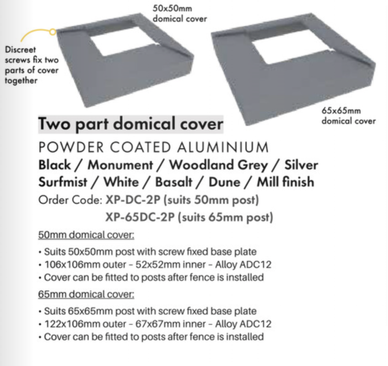 XPRESS Screening - 2 PART DOMICAL COVER - W - Image 2