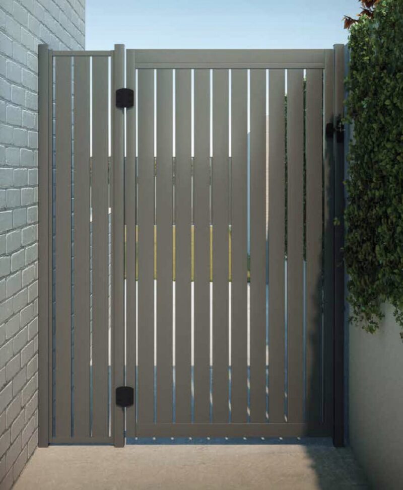 CTS 65mm Vertical Slat Fence- Woodland Grey  - Phil