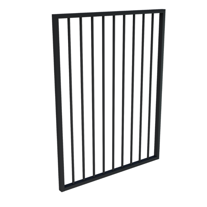 PoolSafe Flat Top Gate - 1200H x 975W - Aluminium - B