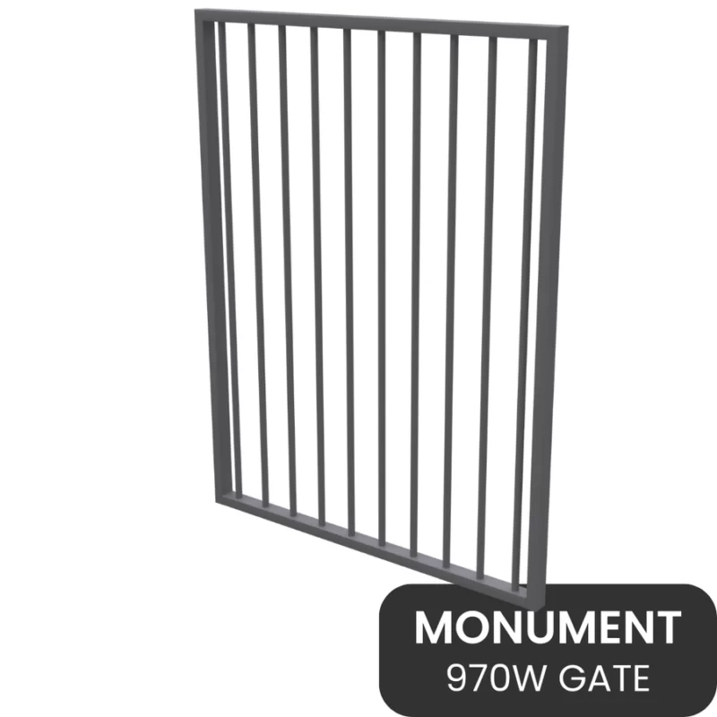 PoolSafe Monument Gate - 970W x 1200H - Aluminium