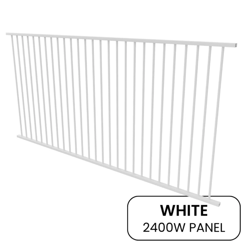 PoolSafe White Panel - 1200H x 2400W - Aluminium